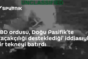 ABD ordusu, Doğu Pasifik'te 'kaçakçılığı desteklediği' iddiasıyla bir tekneyi batırdı