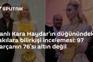 Vanlı Kara Haydar’ın düğünündeki takılara bilirkişi incelemesi: 97 parçanın 76’sı altın değil