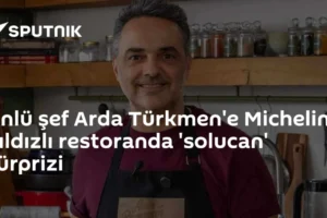 Ünlü şef Arda Türkmen'e Michelin yıldızlı restoranda 'solucan' sürprizi