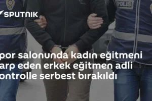 Spor salonunda kadın eğitmeni darp eden erkek eğitmen adli kontrolle serbest bırakıldı
