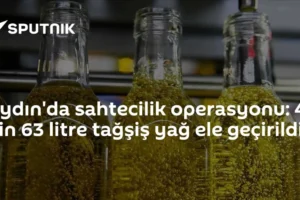 Aydın'da sahtecilik operasyonu: 4 bin 63 litre tağşiş yağ ele geçirildi