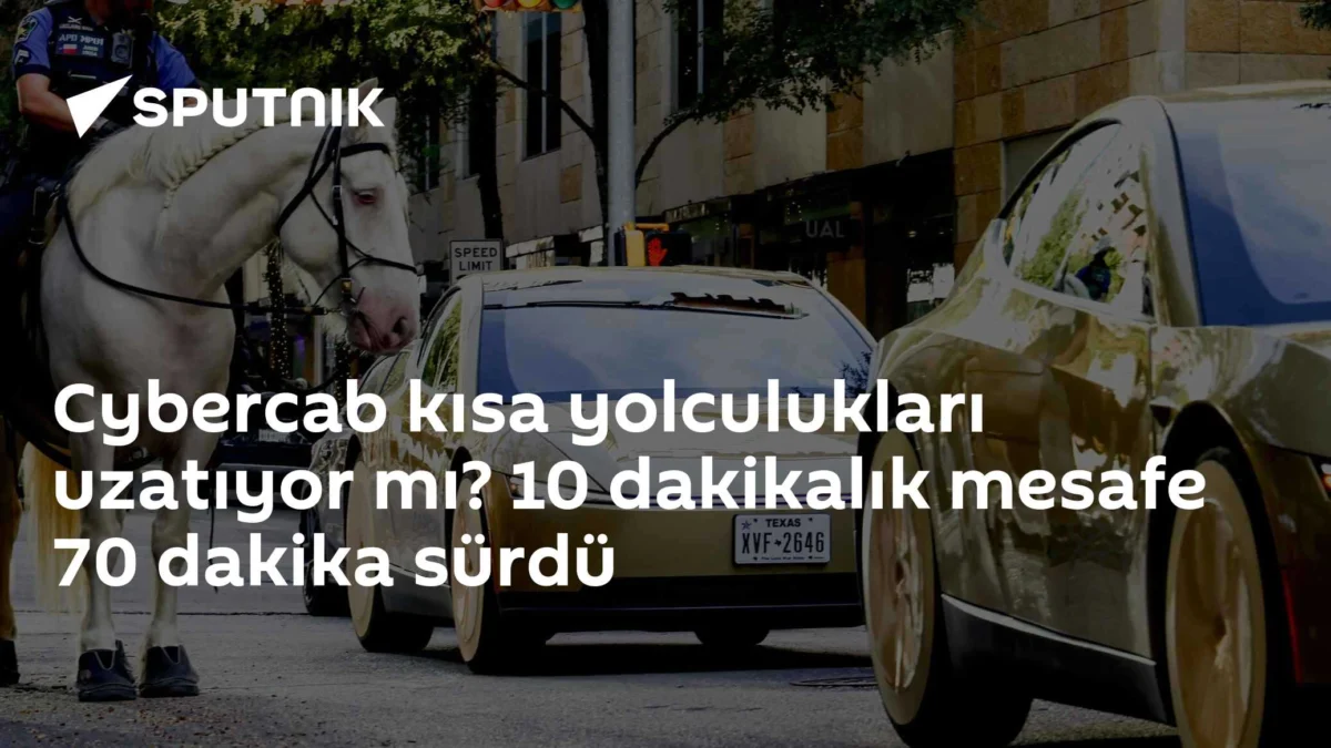 Cybercab kısa yolculukları uzatıyor mı? 10 dakikalık mesafe 70 dakika sürdü