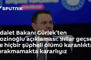Adalet Bakanı Gürlek'ten Kozinoğlu açıklaması: Yıllar geçse de hiçbir şüpheli ölümü karanlıkta bırakmamakta kararlıyız