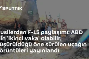 Husilerden F-15 paylaşımı: ABD için 'ikinci vaka' olabilir, düşürüldüğü öne sürülen uçağın görüntüleri yayınlandı