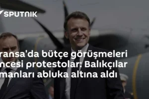 Fransa'da bütçe görüşmeleri öncesi protestolar: Balıkçılar limanları abluka altına aldı