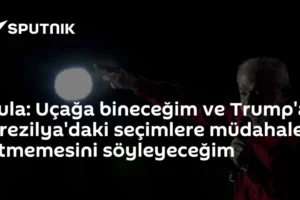 Lula: Uçağa bineceğim ve Trump'a Brezilya'daki seçimlere müdahale etmemesini söyleyeceğim