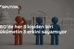 ABD'de her 3 kişiden biri hükümetin 3 erkini sayamıyor