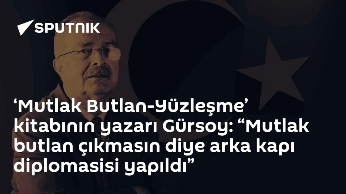 ‘Mutlak Butlan-Yüzleşme’ kitabının yazarı Gürsoy: “Mutlak butlan çıkmasın diye arka kapı diplomasisi yapıldı”
