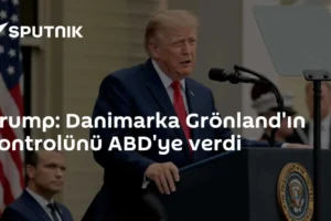 Trump: Danimarka Grönland'ın kontrolünü ABD'ye verdi