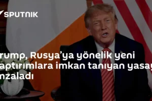 Trump, Rusya’ya yönelik yeni yaptırımlara imkan tanıyan yasayı imzaladı