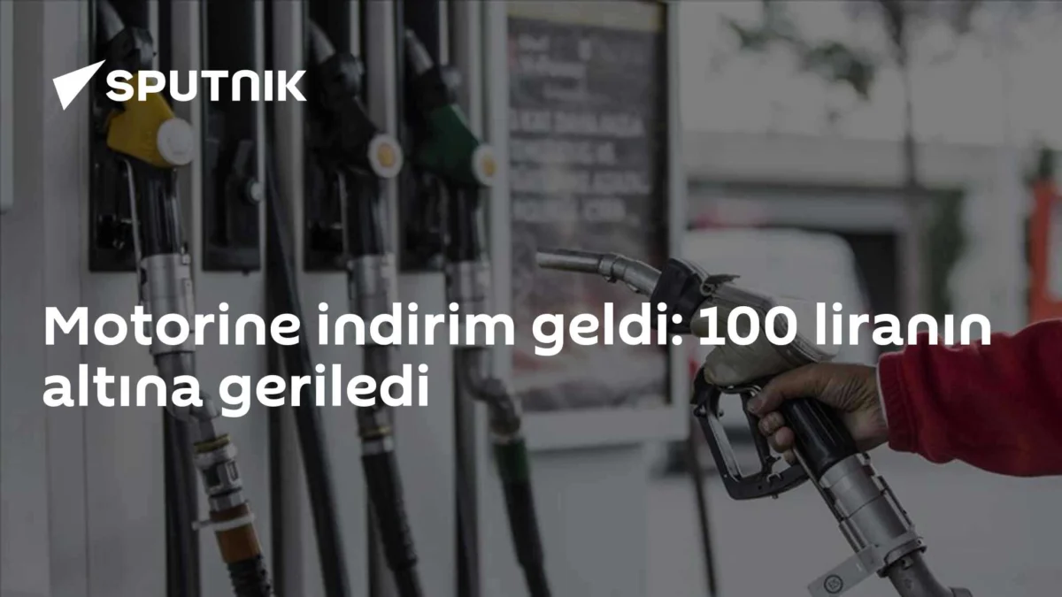 Motorine indirim geldi: 100 liranın altına geriledi