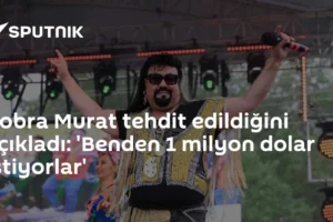 Kobra Murat tehdit edildiğini açıkladı: 'Benden 1 milyon dolar istiyorlar'