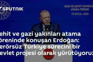 Şehit ve gazi yakınları atama töreninde konuşan Erdoğan: Terörsüz Türkiye sürecini bir devlet projesi olarak yürütüyoruz