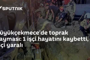 Büyükçekmece'de toprak kayması: 1 işçi hayatını kaybetti, 1 işçi yaralı