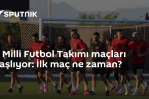 A Milli Futbol Takımı maçları başlıyor: İlk maç ne zaman?