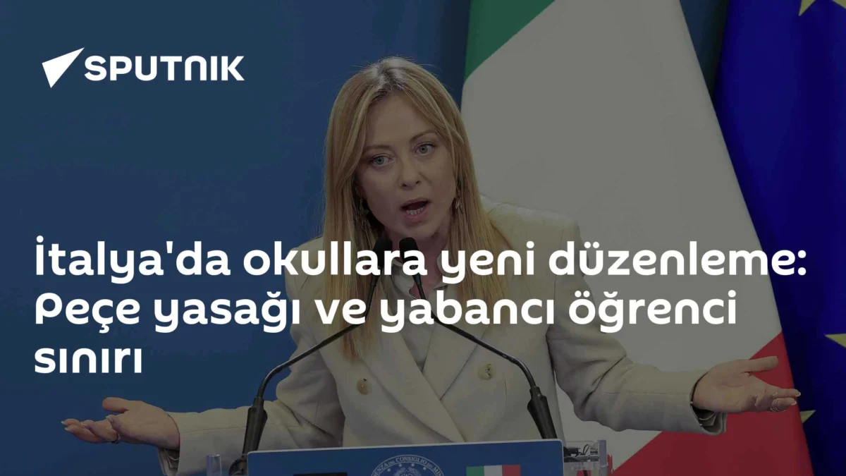İtalya'da okullara yeni düzenleme: Peçe yasağı ve yabancı öğrenci sınırı