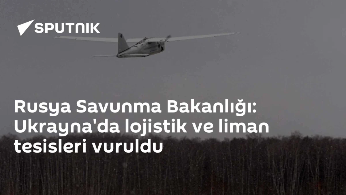 Rusya Savunma Bakanlığı: Ukrayna'da lojistik ve liman tesisleri vuruldu