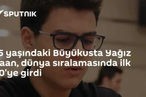 15 yaşındaki Büyükusta Yağız Kaan, dünya sıralamasında ilk 20'ye girdi