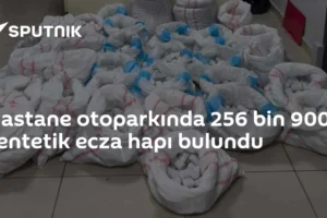 Hastane otoparkında 256 bin 900 sentetik ecza hapı bulundu