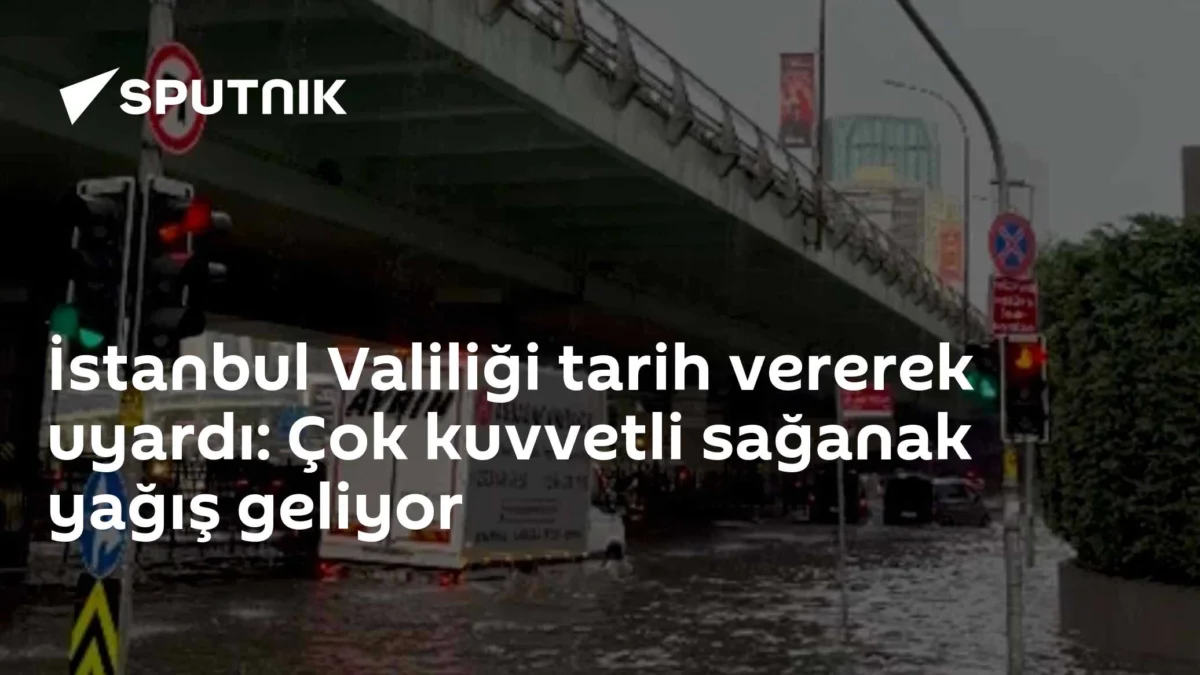 İstanbul Valiliği tarih vererek uyardı: Çok kuvvetli sağanak yağış geliyor