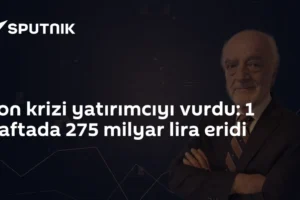 Fon krizi yatırımcıyı vurdu: 1 haftada 275 milyar lira eridi