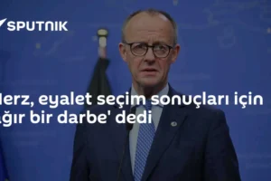 Merz, eyalet seçim sonuçları için 'ağır bir darbe' dedi