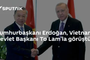 Cumhurbaşkanı Erdoğan, Vietnam Devlet Başkanı To Lam'la görüştü