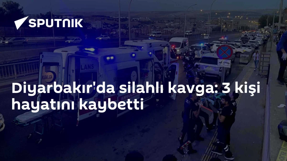 Diyarbakır'da silahlı kavga: 3 kişi hayatını kaybetti