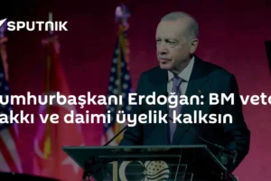 Cumhurbaşkanı Erdoğan: BM veto hakkı ve daimi üyelik kalksın