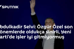 Abdulkadir Selvi: Özgür Özel son dönemlerde oldukça sinirli, Yeni Parti’de işler iyi gitmiyormuş