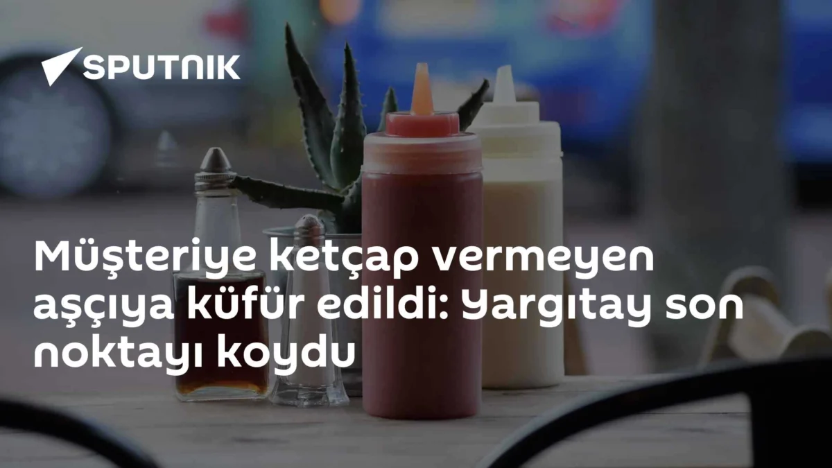 Müşteriye ketçap vermeyen aşçıya küfür edildi: Yargıtay son noktayı koydu