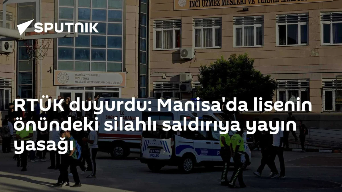 RTÜK duyurdu: Manisa'da lisenin önündeki silahlı saldırıya yayın yasağı