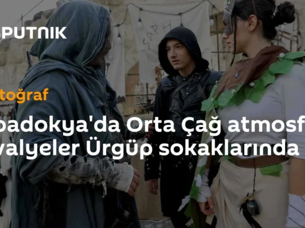 Kapadokya'da Orta Çağ atmosferi: Şövalyeler Ürgüp sokaklarında