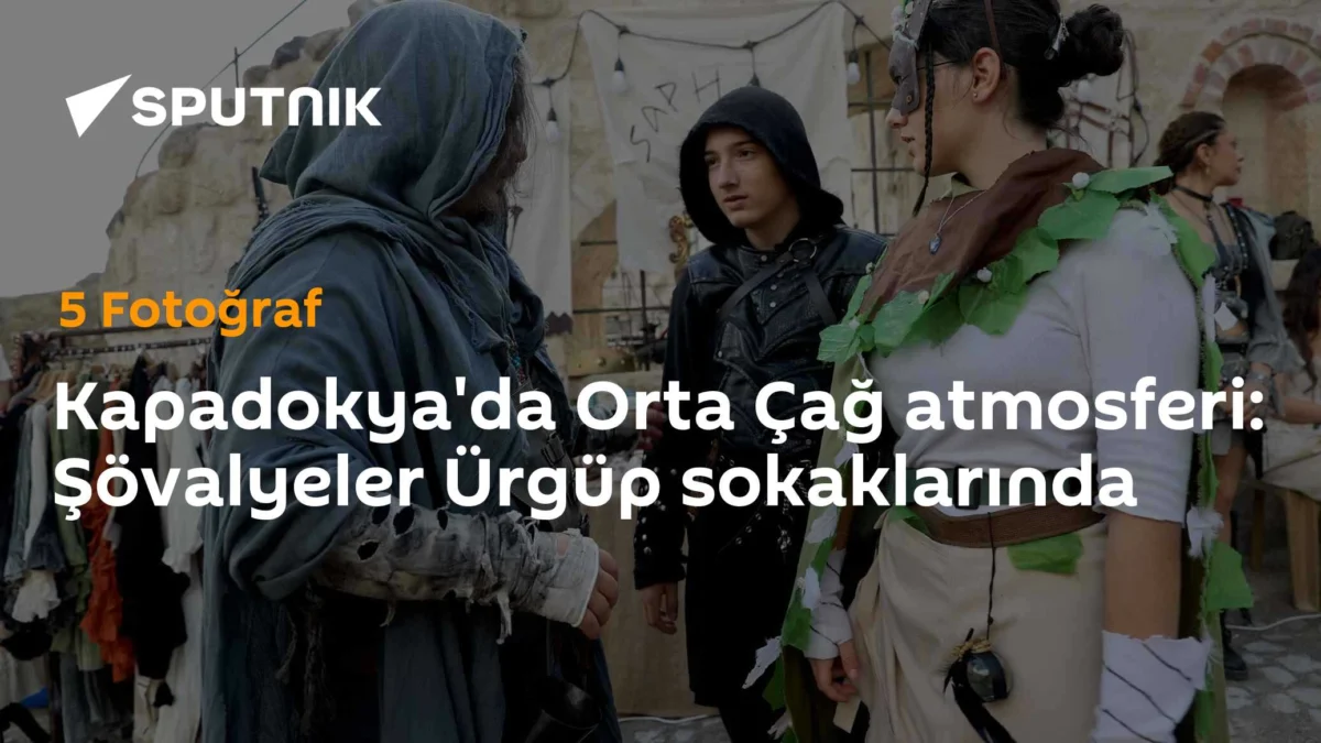 Kapadokya'da Orta Çağ atmosferi: Şövalyeler Ürgüp sokaklarında