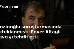 Kozinoğlu soruşturmasında tutuklanmıştı: Enver Altaylı savcıyı tehdit etti
