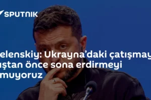 Zelenskiy: Ukrayna’daki çatışmayı kıştan önce sona erdirmeyi umuyoruz