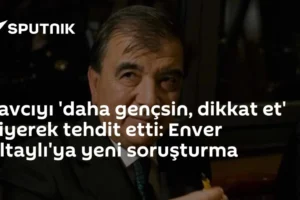 Savcıyı 'daha gençsin, dikkat et' diyerek tehdit etti: Enver Altaylı'ya yeni soruşturma