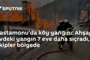 Kastamonu'da köy yangını: Ahşap evdeki yangın 7 eve daha sıçradı, ekipler bölgede