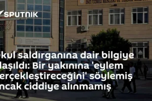 Okul saldırganına dair bilgiye ulaşıldı: Bir yakınına 'eylem gerçekleştireceğini' söylemiş ancak ciddiye alınmamış