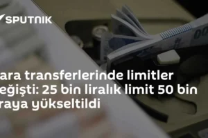 Para transferlerinde limitler değişti: 25 bin liralık limit 50 bin liraya yükseltildi