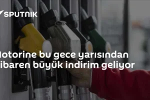 Motorine bu gece yarısından itibaren büyük indirim geliyor