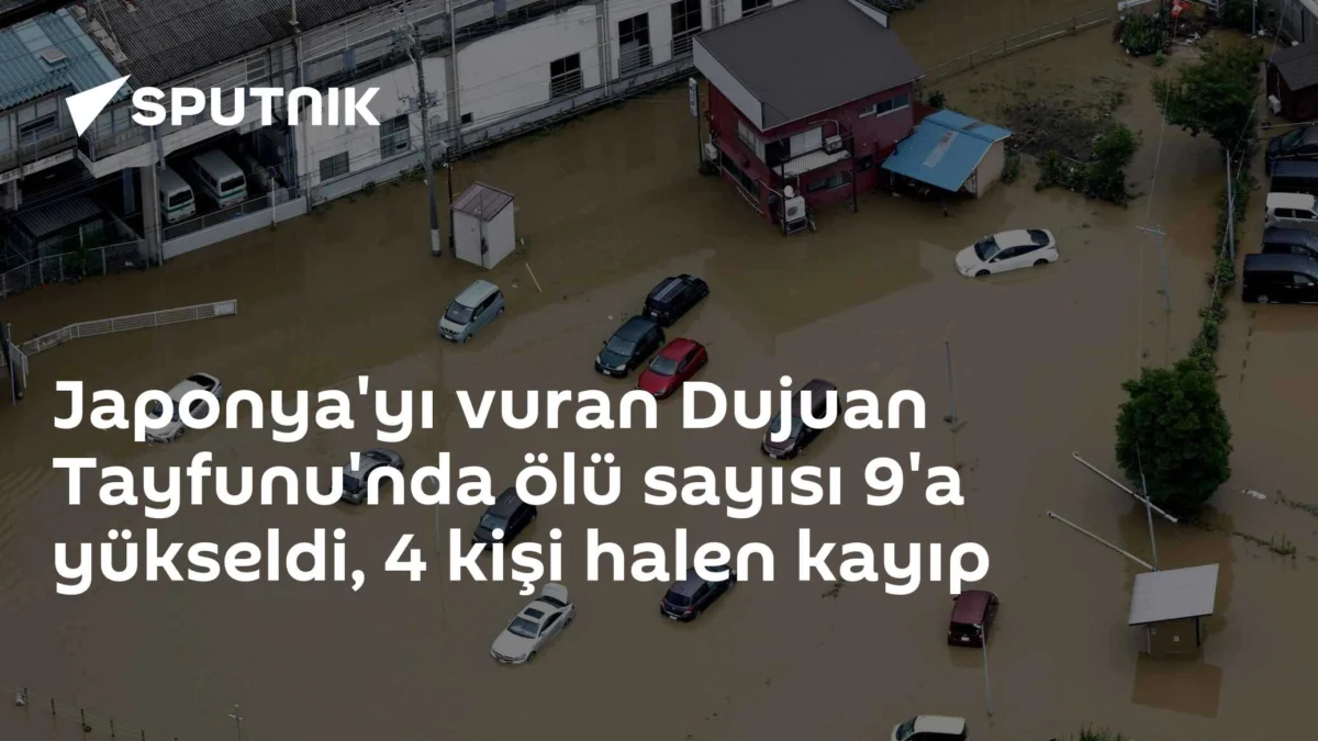Japonya'yı vuran Dujuan Tayfunu'nda ölü sayısı 9'a yükseldi, 4 kişi halen kayıp