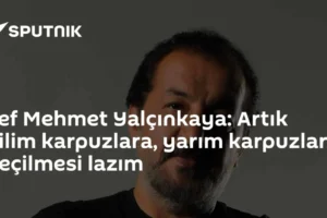 Şef Mehmet Yalçınkaya: Artık dilim karpuzlara, yarım karpuzlara geçilmesi lazım