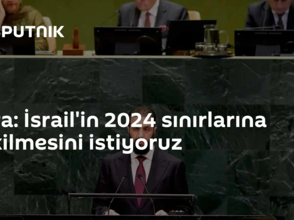 Şara: İsrail'in 2024 sınırlarına çekilmesini istiyoruz