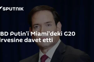 ABD Putin'i Miami'deki G20 zirvesine davet etti