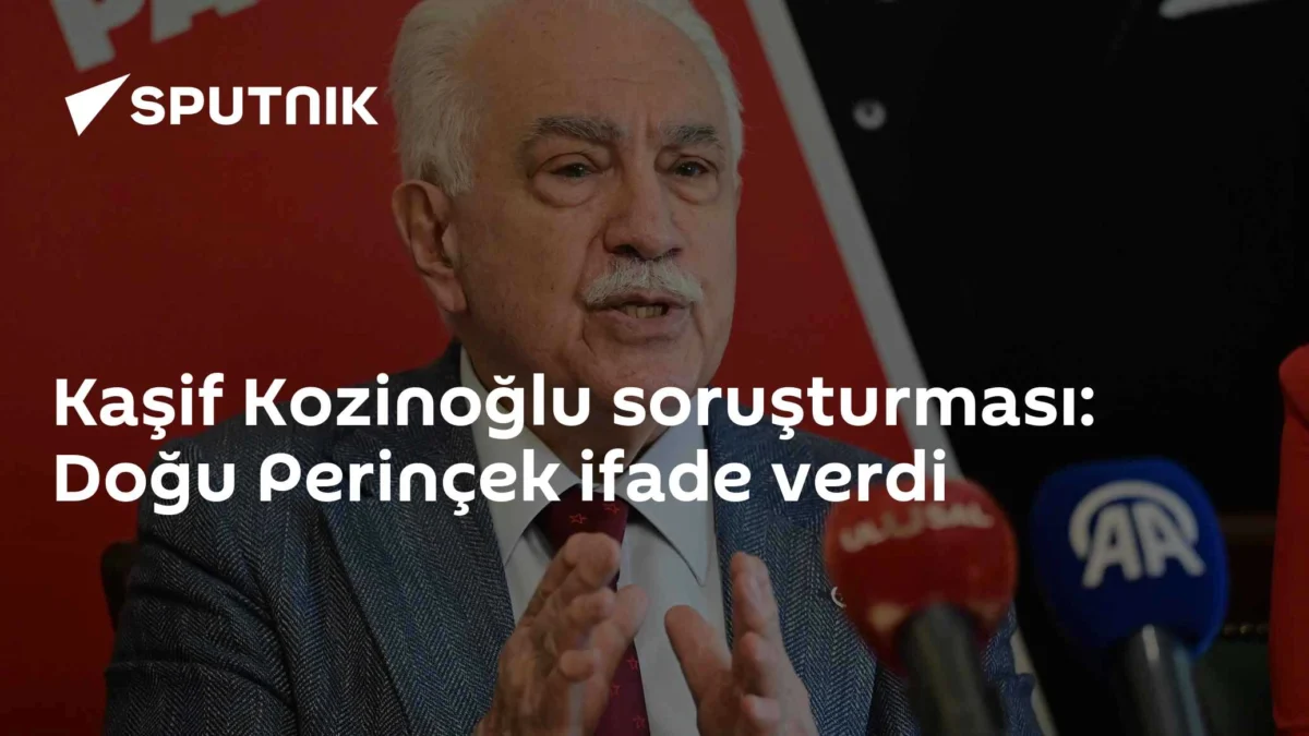 Kaşif Kozinoğlu soruşturması: Doğu Perinçek ifade verdi