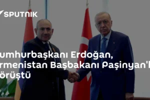 Cumhurbaşkanı Erdoğan, Ermenistan Başbakanı Paşinyan'la görüştü