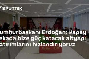 Cumhurbaşkanı Erdoğan: Yapay zekada bize güç katacak altyapı yatırımlarını hızlandırıyoruz
