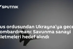 Rus ordusundan Ukrayna'ya gece bombardımanı: Savunma sanayi işletmeleri hedef alındı