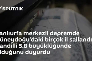 Güneydoğu'da birçok il sallandı: Depremin büyüklüğü 5.8 olarak açıkladı